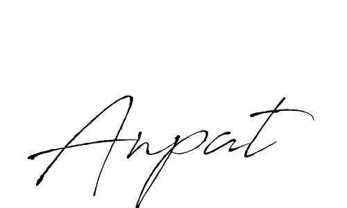 How to make Anpat signature? Antro_Vectra is a professional autograph style. Create handwritten signature for Anpat name. Anpat signature style 6 images and pictures png