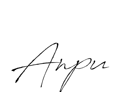 Make a beautiful signature design for name Anpu. With this signature (Antro_Vectra) style, you can create a handwritten signature for free. Anpu signature style 6 images and pictures png