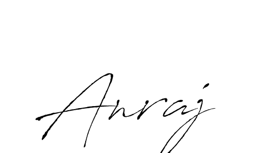 Design your own signature with our free online signature maker. With this signature software, you can create a handwritten (Antro_Vectra) signature for name Anraj. Anraj signature style 6 images and pictures png