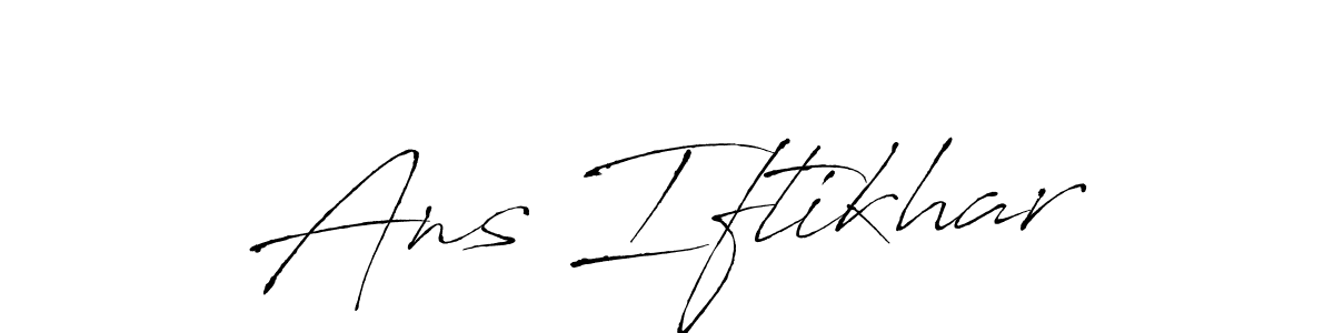 Also we have Ans Iftikhar name is the best signature style. Create professional handwritten signature collection using Antro_Vectra autograph style. Ans Iftikhar signature style 6 images and pictures png