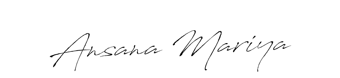 Also You can easily find your signature by using the search form. We will create Ansana Mariya name handwritten signature images for you free of cost using Antro_Vectra sign style. Ansana Mariya signature style 6 images and pictures png