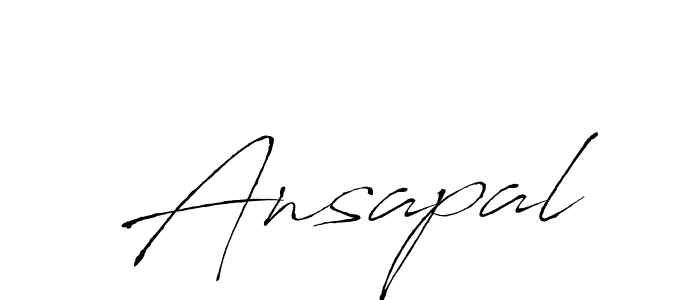 The best way (Antro_Vectra) to make a short signature is to pick only two or three words in your name. The name Ansapal include a total of six letters. For converting this name. Ansapal signature style 6 images and pictures png