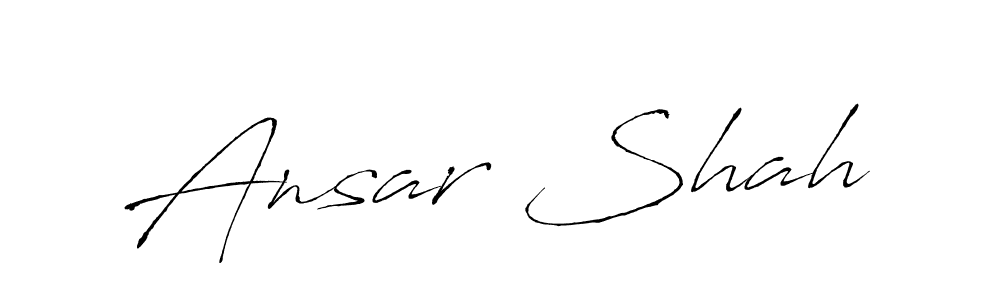 Create a beautiful signature design for name Ansar Shah. With this signature (Antro_Vectra) fonts, you can make a handwritten signature for free. Ansar Shah signature style 6 images and pictures png