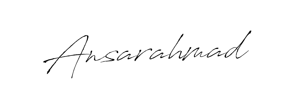 Also we have Ansarahmad name is the best signature style. Create professional handwritten signature collection using Antro_Vectra autograph style. Ansarahmad signature style 6 images and pictures png