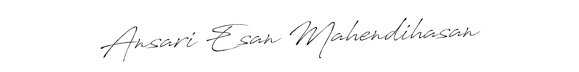 Make a short Ansari Esan Mahendihasan signature style. Manage your documents anywhere anytime using Antro_Vectra. Create and add eSignatures, submit forms, share and send files easily. Ansari Esan Mahendihasan signature style 6 images and pictures png