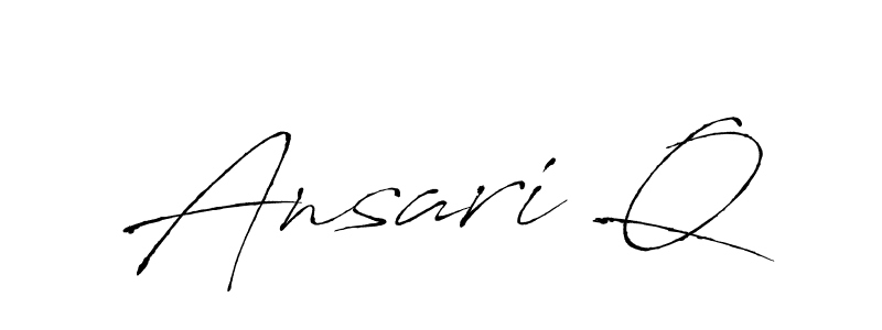 Check out images of Autograph of Ansari Q name. Actor Ansari Q Signature Style. Antro_Vectra is a professional sign style online. Ansari Q signature style 6 images and pictures png