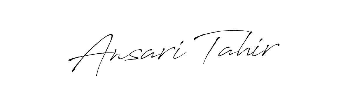 It looks lik you need a new signature style for name Ansari Tahir. Design unique handwritten (Antro_Vectra) signature with our free signature maker in just a few clicks. Ansari Tahir signature style 6 images and pictures png