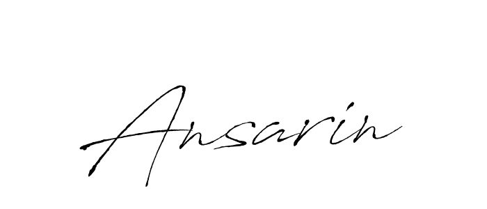 The best way (Antro_Vectra) to make a short signature is to pick only two or three words in your name. The name Ansarin include a total of six letters. For converting this name. Ansarin signature style 6 images and pictures png