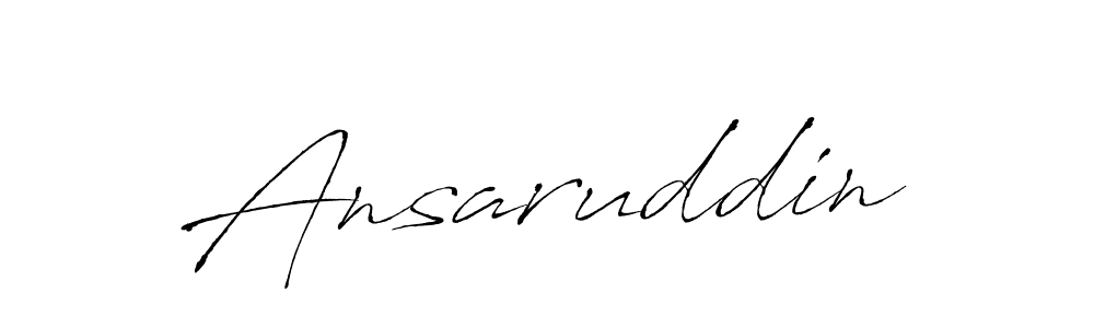 Make a beautiful signature design for name Ansaruddin. Use this online signature maker to create a handwritten signature for free. Ansaruddin signature style 6 images and pictures png