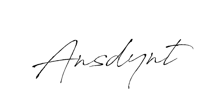 Ansdynt stylish signature style. Best Handwritten Sign (Antro_Vectra) for my name. Handwritten Signature Collection Ideas for my name Ansdynt. Ansdynt signature style 6 images and pictures png