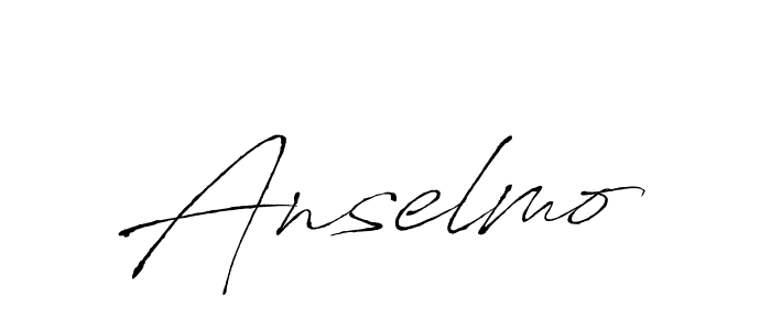 Anselmo stylish signature style. Best Handwritten Sign (Antro_Vectra) for my name. Handwritten Signature Collection Ideas for my name Anselmo. Anselmo signature style 6 images and pictures png