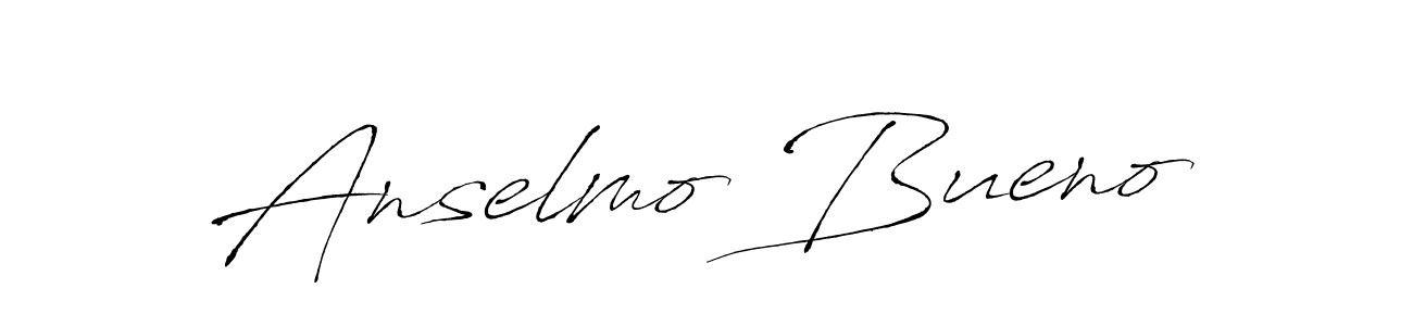 Use a signature maker to create a handwritten signature online. With this signature software, you can design (Antro_Vectra) your own signature for name Anselmo Bueno. Anselmo Bueno signature style 6 images and pictures png