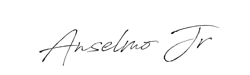 Anselmo Jr stylish signature style. Best Handwritten Sign (Antro_Vectra) for my name. Handwritten Signature Collection Ideas for my name Anselmo Jr. Anselmo Jr signature style 6 images and pictures png