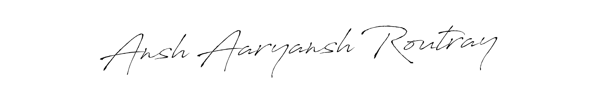Make a short Ansh Aaryansh Routray signature style. Manage your documents anywhere anytime using Antro_Vectra. Create and add eSignatures, submit forms, share and send files easily. Ansh Aaryansh Routray signature style 6 images and pictures png