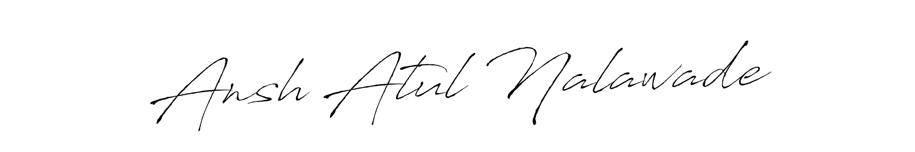 Use a signature maker to create a handwritten signature online. With this signature software, you can design (Antro_Vectra) your own signature for name Ansh Atul Nalawade. Ansh Atul Nalawade signature style 6 images and pictures png