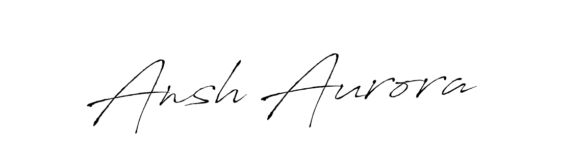 It looks lik you need a new signature style for name Ansh Aurora. Design unique handwritten (Antro_Vectra) signature with our free signature maker in just a few clicks. Ansh Aurora signature style 6 images and pictures png