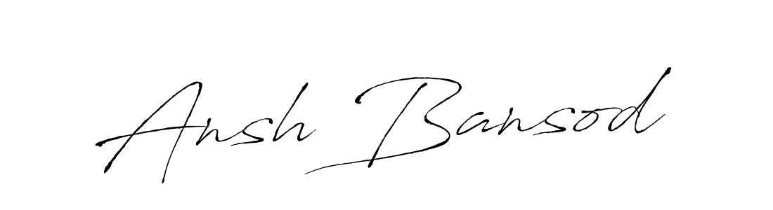 Also we have Ansh Bansod name is the best signature style. Create professional handwritten signature collection using Antro_Vectra autograph style. Ansh Bansod signature style 6 images and pictures png