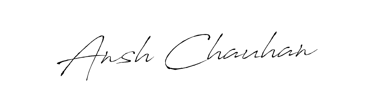 Use a signature maker to create a handwritten signature online. With this signature software, you can design (Antro_Vectra) your own signature for name Ansh Chauhan. Ansh Chauhan signature style 6 images and pictures png