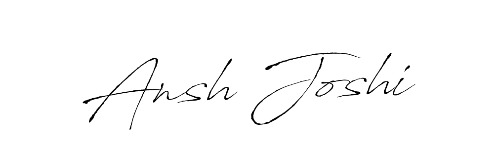 Similarly Antro_Vectra is the best handwritten signature design. Signature creator online .You can use it as an online autograph creator for name Ansh Joshi. Ansh Joshi signature style 6 images and pictures png