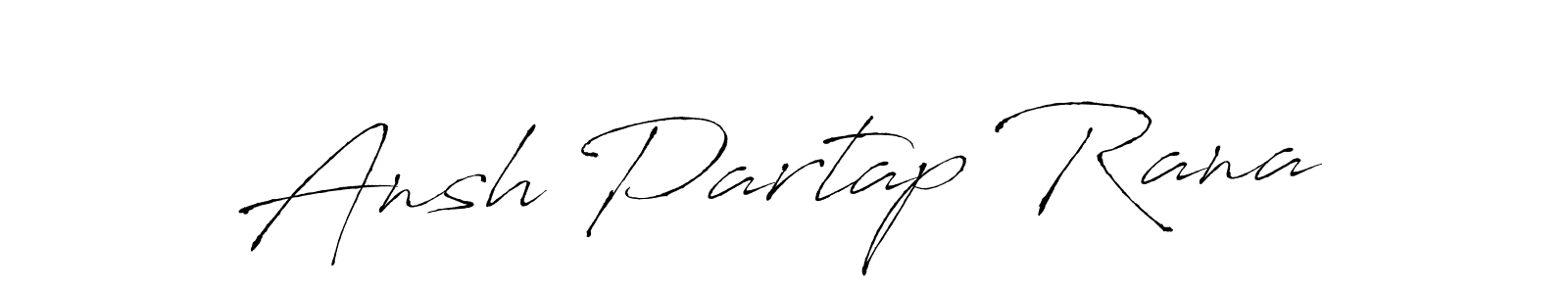 Make a beautiful signature design for name Ansh Partap Rana. With this signature (Antro_Vectra) style, you can create a handwritten signature for free. Ansh Partap Rana signature style 6 images and pictures png