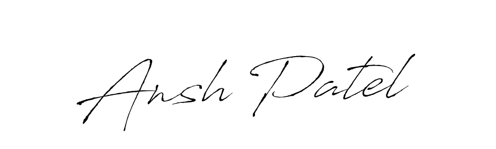 Use a signature maker to create a handwritten signature online. With this signature software, you can design (Antro_Vectra) your own signature for name Ansh Patel. Ansh Patel signature style 6 images and pictures png