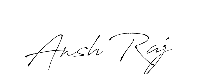 Design your own signature with our free online signature maker. With this signature software, you can create a handwritten (Antro_Vectra) signature for name Ansh Raj. Ansh Raj signature style 6 images and pictures png