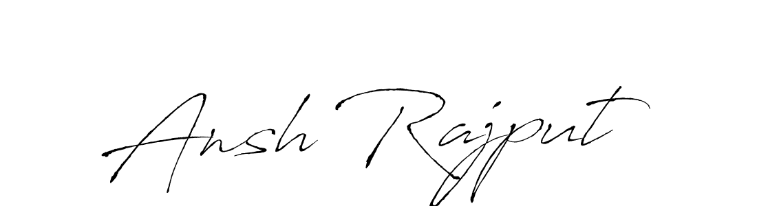 You should practise on your own different ways (Antro_Vectra) to write your name (Ansh Rajput) in signature. don't let someone else do it for you. Ansh Rajput signature style 6 images and pictures png