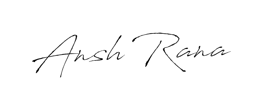 Also we have Ansh Rana name is the best signature style. Create professional handwritten signature collection using Antro_Vectra autograph style. Ansh Rana signature style 6 images and pictures png