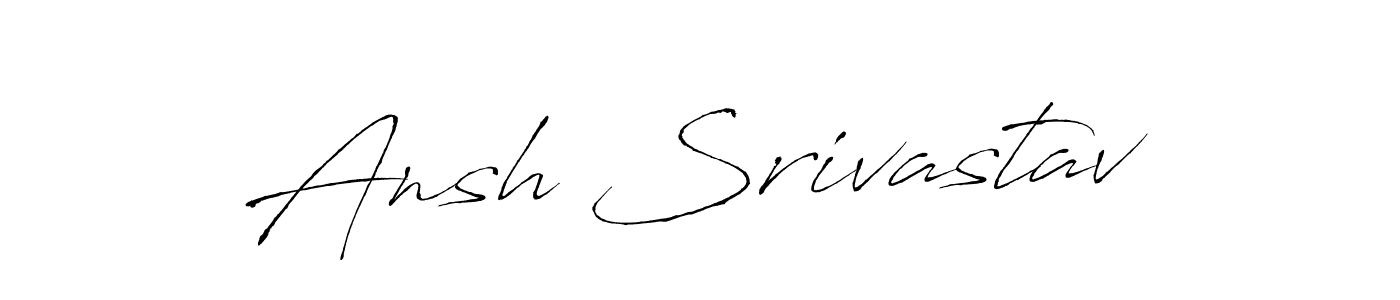 Make a beautiful signature design for name Ansh Srivastav. Use this online signature maker to create a handwritten signature for free. Ansh Srivastav signature style 6 images and pictures png