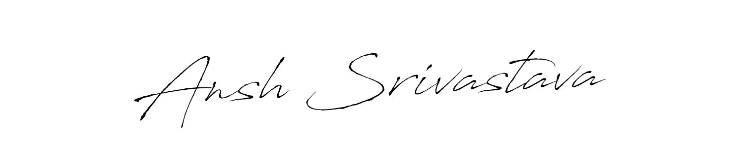 Antro_Vectra is a professional signature style that is perfect for those who want to add a touch of class to their signature. It is also a great choice for those who want to make their signature more unique. Get Ansh Srivastava name to fancy signature for free. Ansh Srivastava signature style 6 images and pictures png