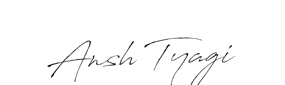 It looks lik you need a new signature style for name Ansh Tyagi. Design unique handwritten (Antro_Vectra) signature with our free signature maker in just a few clicks. Ansh Tyagi signature style 6 images and pictures png