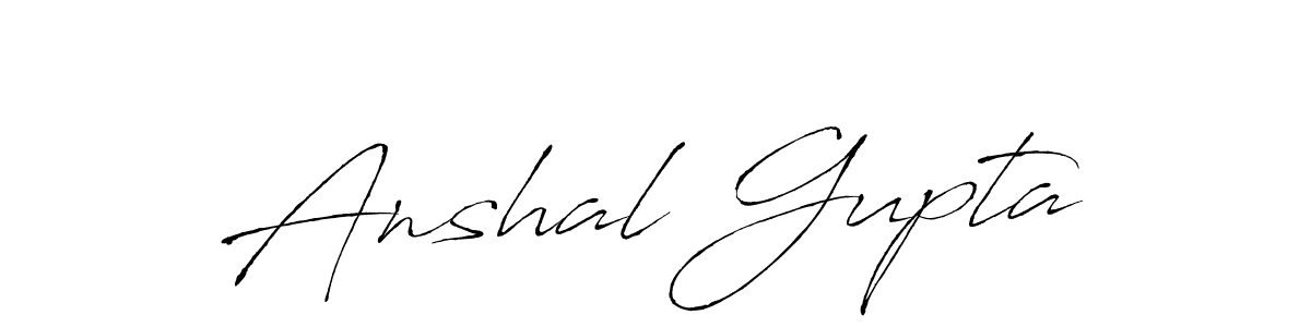 Use a signature maker to create a handwritten signature online. With this signature software, you can design (Antro_Vectra) your own signature for name Anshal Gupta. Anshal Gupta signature style 6 images and pictures png