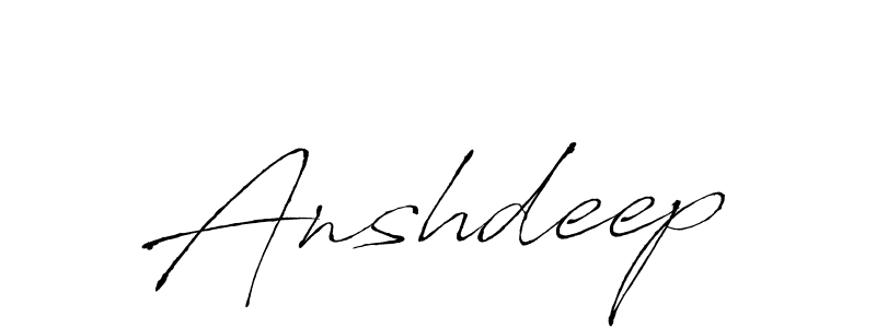 How to make Anshdeep signature? Antro_Vectra is a professional autograph style. Create handwritten signature for Anshdeep name. Anshdeep signature style 6 images and pictures png