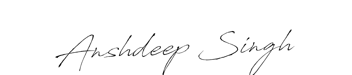 How to make Anshdeep Singh signature? Antro_Vectra is a professional autograph style. Create handwritten signature for Anshdeep Singh name. Anshdeep Singh signature style 6 images and pictures png