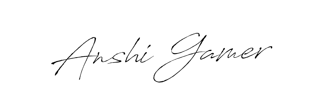 Once you've used our free online signature maker to create your best signature Antro_Vectra style, it's time to enjoy all of the benefits that Anshi Gamer name signing documents. Anshi Gamer signature style 6 images and pictures png