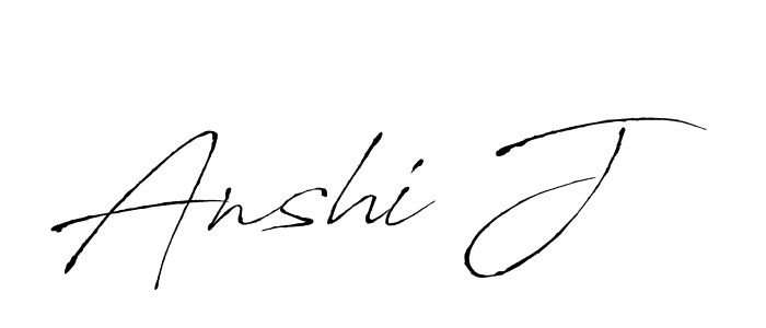 You can use this online signature creator to create a handwritten signature for the name Anshi J. This is the best online autograph maker. Anshi J signature style 6 images and pictures png