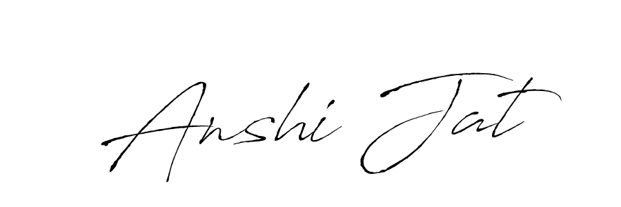 Here are the top 10 professional signature styles for the name Anshi Jat. These are the best autograph styles you can use for your name. Anshi Jat signature style 6 images and pictures png