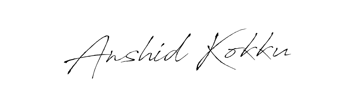 How to make Anshid Kokku signature? Antro_Vectra is a professional autograph style. Create handwritten signature for Anshid Kokku name. Anshid Kokku signature style 6 images and pictures png