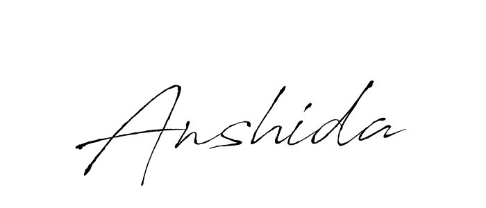 Similarly Antro_Vectra is the best handwritten signature design. Signature creator online .You can use it as an online autograph creator for name Anshida. Anshida signature style 6 images and pictures png