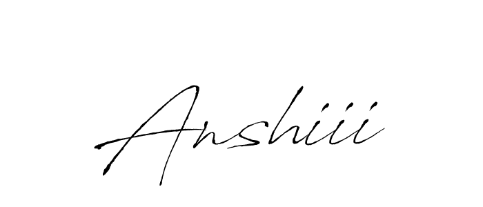 Anshiii stylish signature style. Best Handwritten Sign (Antro_Vectra) for my name. Handwritten Signature Collection Ideas for my name Anshiii. Anshiii signature style 6 images and pictures png