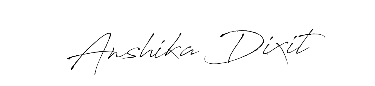 Antro_Vectra is a professional signature style that is perfect for those who want to add a touch of class to their signature. It is also a great choice for those who want to make their signature more unique. Get Anshika Dixit name to fancy signature for free. Anshika Dixit signature style 6 images and pictures png