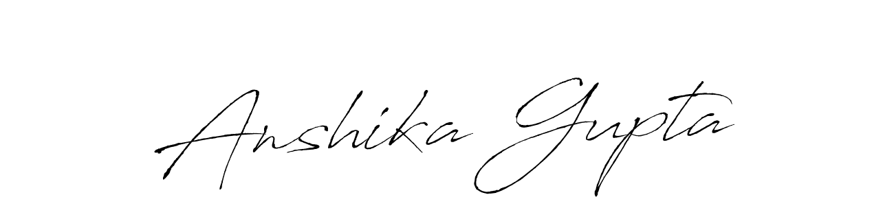 Similarly Antro_Vectra is the best handwritten signature design. Signature creator online .You can use it as an online autograph creator for name Anshika Gupta. Anshika Gupta signature style 6 images and pictures png