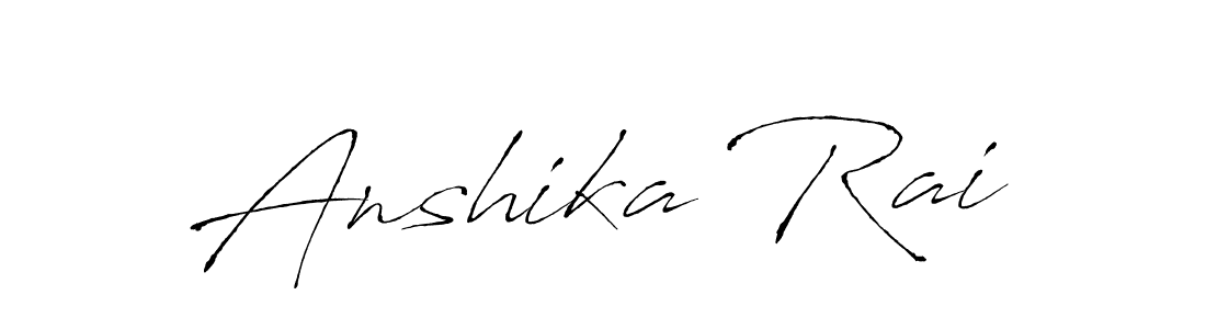 Make a beautiful signature design for name Anshika Rai. Use this online signature maker to create a handwritten signature for free. Anshika Rai signature style 6 images and pictures png