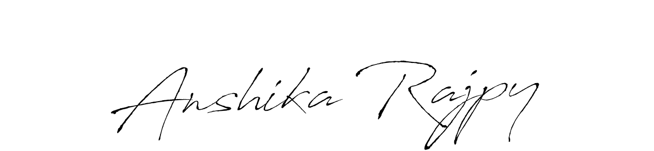 You should practise on your own different ways (Antro_Vectra) to write your name (Anshika Rajpy) in signature. don't let someone else do it for you. Anshika Rajpy signature style 6 images and pictures png