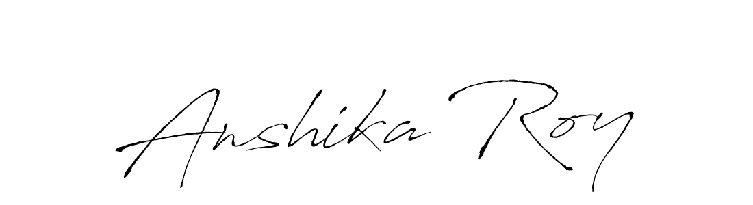 How to make Anshika Roy signature? Antro_Vectra is a professional autograph style. Create handwritten signature for Anshika Roy name. Anshika Roy signature style 6 images and pictures png