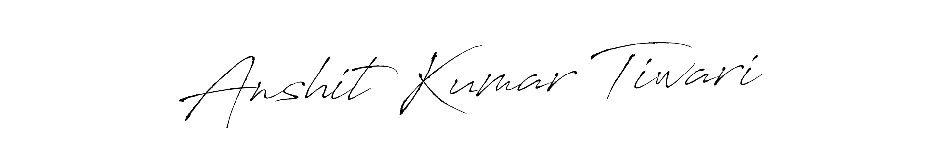 Anshit Kumar Tiwari stylish signature style. Best Handwritten Sign (Antro_Vectra) for my name. Handwritten Signature Collection Ideas for my name Anshit Kumar Tiwari. Anshit Kumar Tiwari signature style 6 images and pictures png