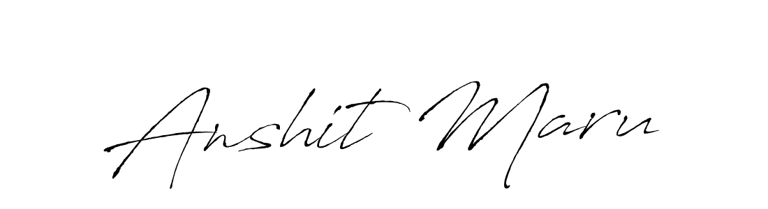 It looks lik you need a new signature style for name Anshit Maru. Design unique handwritten (Antro_Vectra) signature with our free signature maker in just a few clicks. Anshit Maru signature style 6 images and pictures png