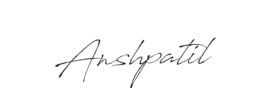 It looks lik you need a new signature style for name Anshpatil. Design unique handwritten (Antro_Vectra) signature with our free signature maker in just a few clicks. Anshpatil signature style 6 images and pictures png