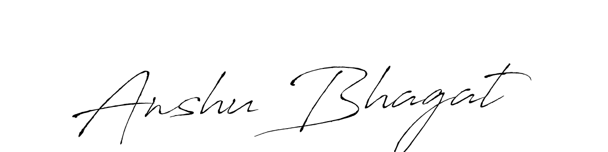 You should practise on your own different ways (Antro_Vectra) to write your name (Anshu Bhagat) in signature. don't let someone else do it for you. Anshu Bhagat signature style 6 images and pictures png