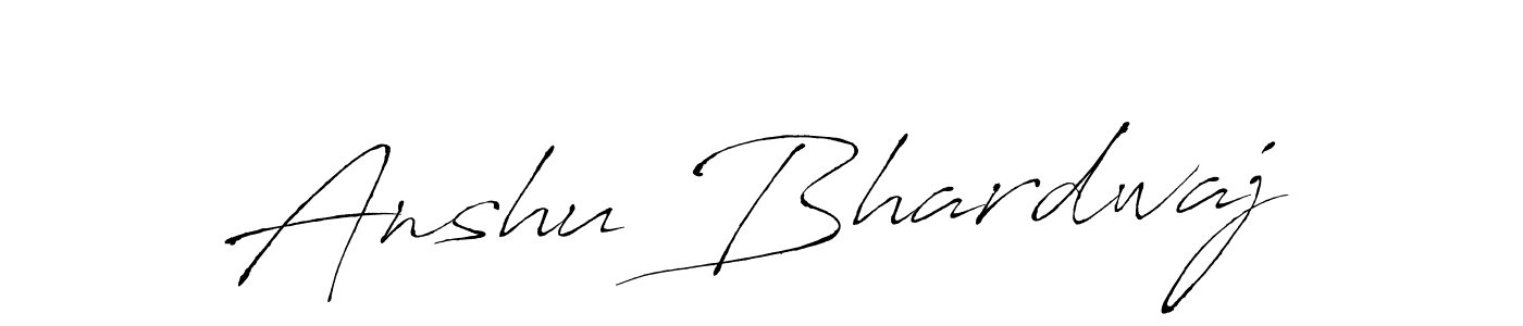 It looks lik you need a new signature style for name Anshu Bhardwaj. Design unique handwritten (Antro_Vectra) signature with our free signature maker in just a few clicks. Anshu Bhardwaj signature style 6 images and pictures png